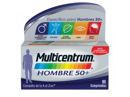 Imagen del producto Multicentrum Hombre 50+ multivitamínico 90 comprimidos
