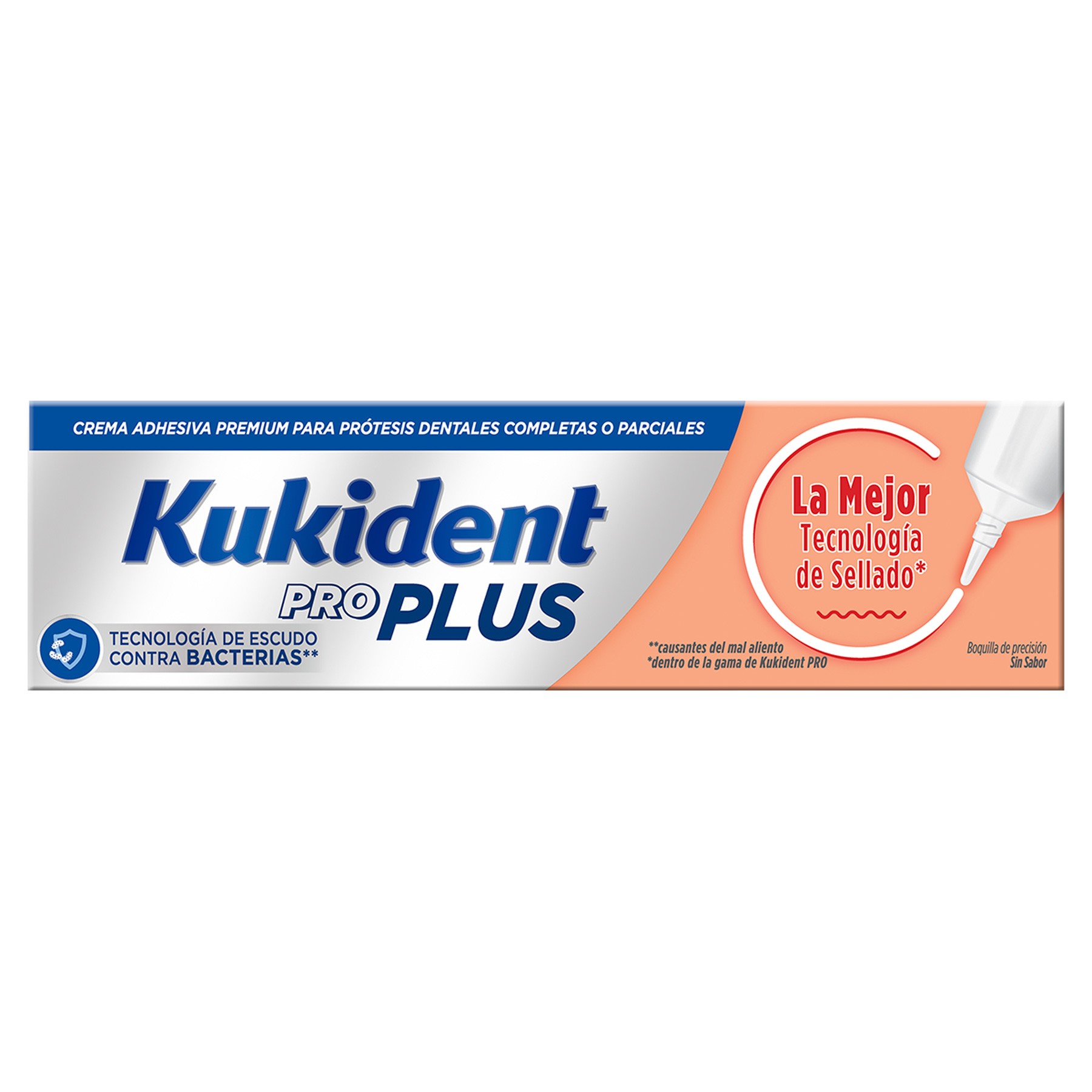 Imagen de Kukident Pro Plus crema adhesiva prótesis sin sabor 40g