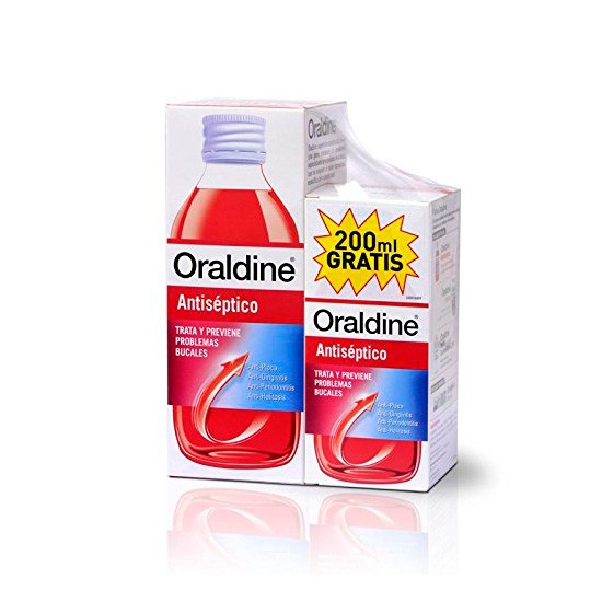 Imagen de Oraldine antiséptico pack 400ml+200ml