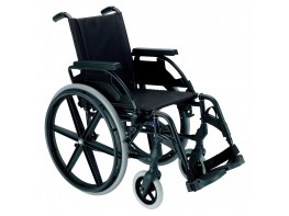 Sunrise Medical silla ruedas premium 24' sólida 40cm azul
